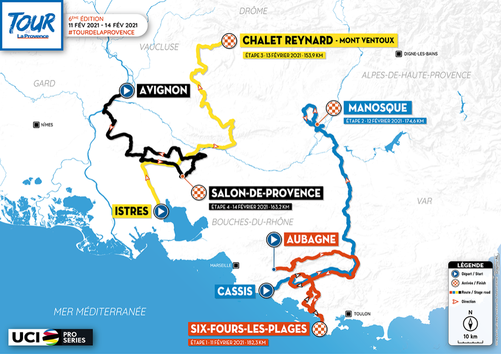 AFC74F21 774C 494B BFFD 600F61C6ABF1 - Tour de La Provence 2021. Vuelve el espectáculo al ciclismo en Francia.