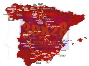 vuelta2021mapa 300x224 - Desvelado el recorrido de la Vuelta a España 2021