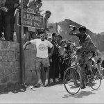 Bahamontes en la cima del Tourmalet en el Tour de Francia de 1959. Foto France Press