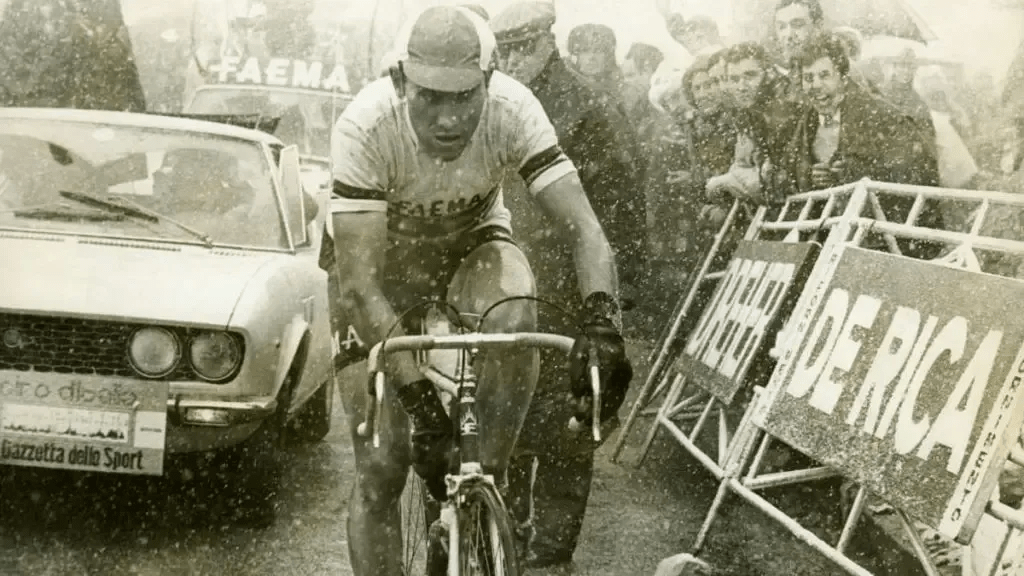 Eddy Merckx en Tre Cime di Lavaredo