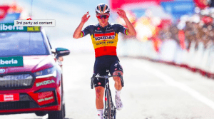 Evenepoel honra al ciclismo y consigue la victoria en Larra-Belagua Foto: Sprint Cycling Agency