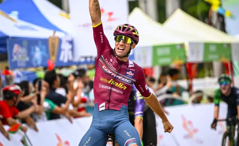  Nicolas Dalla Valle ganó la cuarta etapa del Tour de Hainan 2023. (Foto © Tour of Hainan)