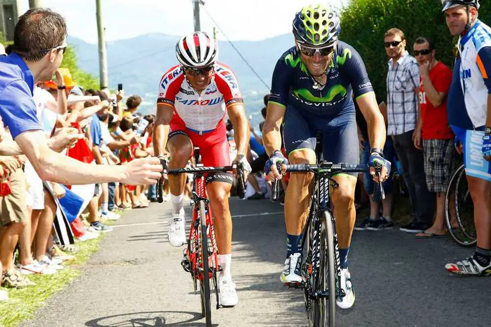 Purito y Valverde en la Amstel Gold Race