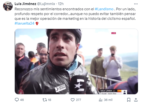 Luis Jiménez sobre el Landismo