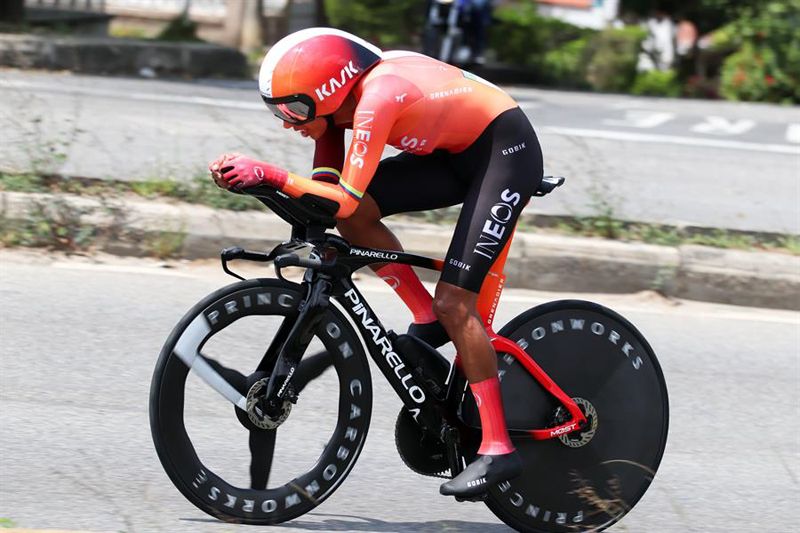 Egan Bernal gana los campeonatos de Colombia de crono